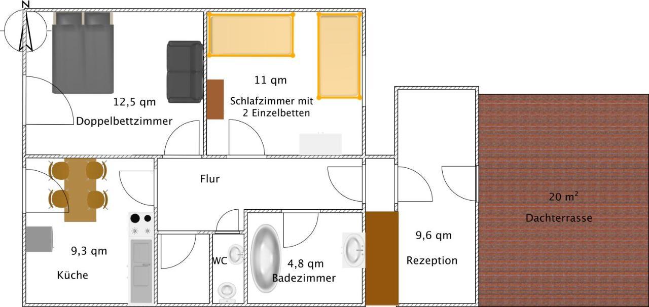 Ferienwohnung Ammerschnucke Wiefelstede ภายนอก รูปภาพ